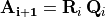 \m{A_{i+1}} = \m{R}_i\, \m{Q}_i